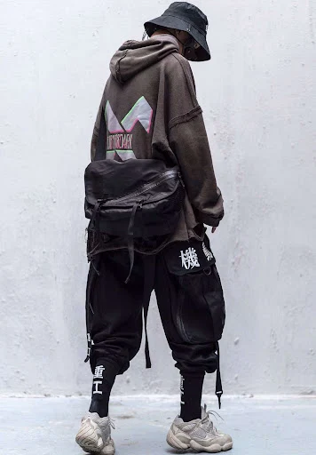 Title 2, Loose Embroidered Streamer Overalls Motorized F...