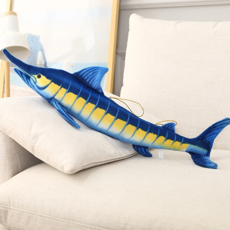 Boneca de peixe Bluefin Ocean adorável Um brinquedo macio e seguro para crianças. Perfeito para abraçar, brincar e aprender sobre a vida marinha. — foto 4