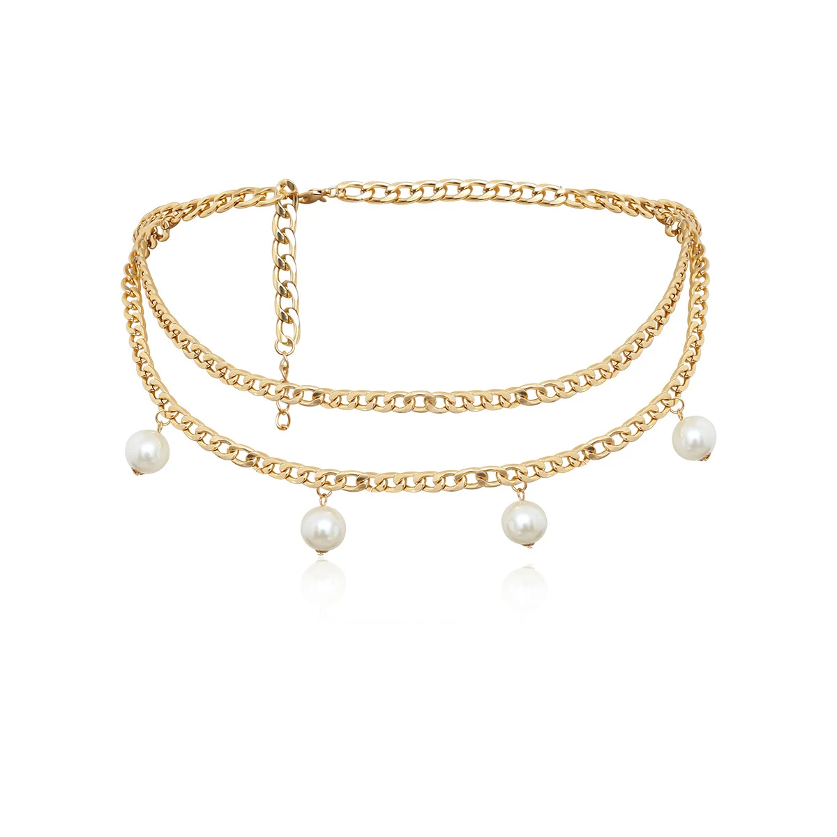 Geometrische wilde tailleketting voor dames, accentueer je figuur met een unieke, gewaagde stijl, ideaal voor evenementen en moderne looks. — foto 3