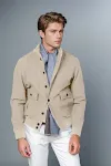 Men's Design Long Sleeve Stand Collar Top, a stylish and versatile shirt for a comfortable and modern look. Perfect for — photo 10