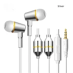FC12 Drive-by-wire In-Ear Music Headset with Microphone, Air Conduit Radiation Protection for Safe Listening and Calls. — photo 5