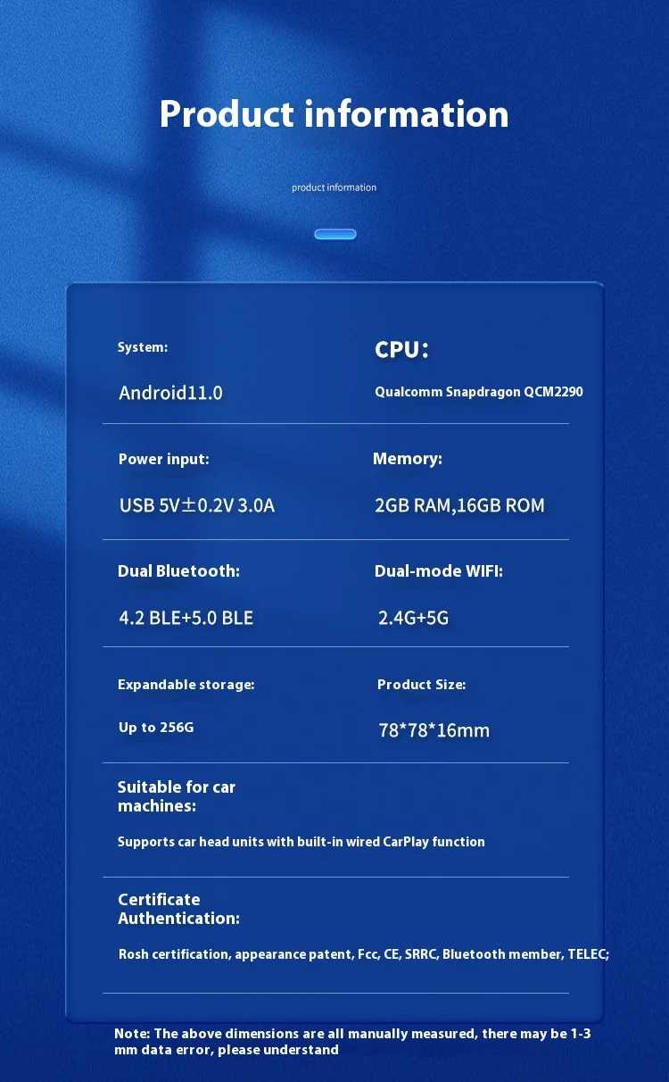 Title 2, Box Car System Android Original Wired to Wirele...