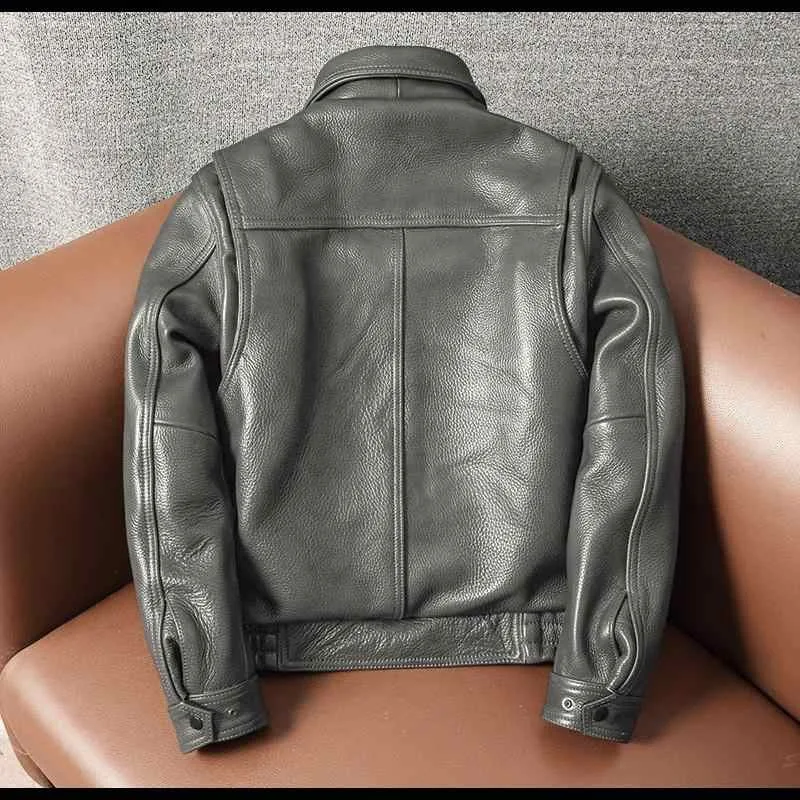 Autumn Men's Short All-match Slim-fit Jacket for a modern and stylish look. Versatile and easy to combine, perfect for e — photo 4