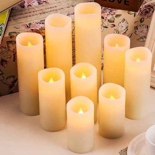 Title 2, Cylindrical Electronic Candle Light Atmosphere ...