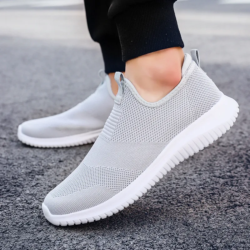Title 4, Tênis Masculino Plus Size Casual, Respirável, M...