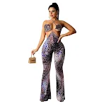 Women's Jumpsuit Trousers Bell-bottom Pants Comfortable & Stylish Perfect for Any Occasion Flattering Fit Modern Design — photo 3