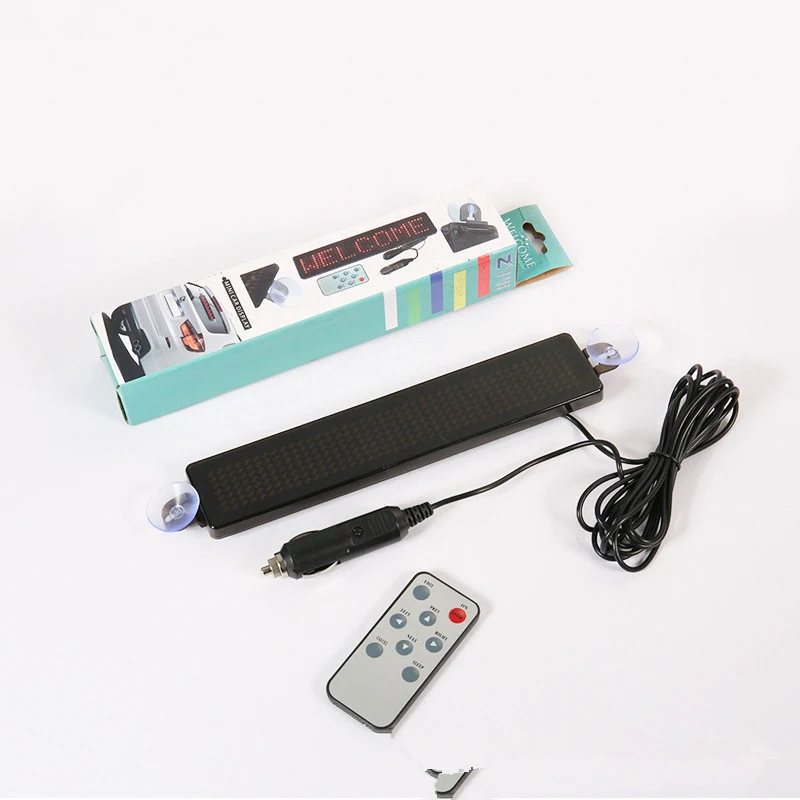 Title 5, Tela LED para carro Z741 com controle remoto, r...