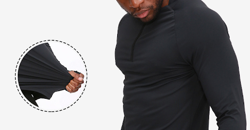 Title 11, Mens Long Sleeve Yoga Fitness Tight T-shirt Br...