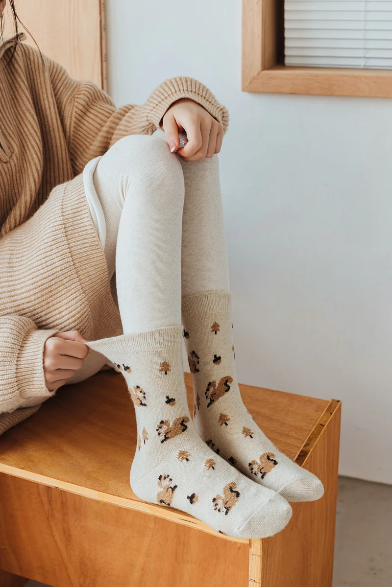 Title 2, Sen Series Wool Socks New Style Thickened Retro...