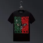 Lady Bee Rhinestone Hot Fixed Short Sleeve T-shirt. Add sparkle to your style with this comfortable and fashionable wome — photo 5