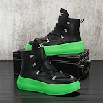 White High-Top Board Shoes for Men. Experience superior board feel and ankle support. Perfect for skateboarding and ever — photo 2