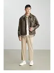 Casaco de Couro PU Masculino Top — foto 5