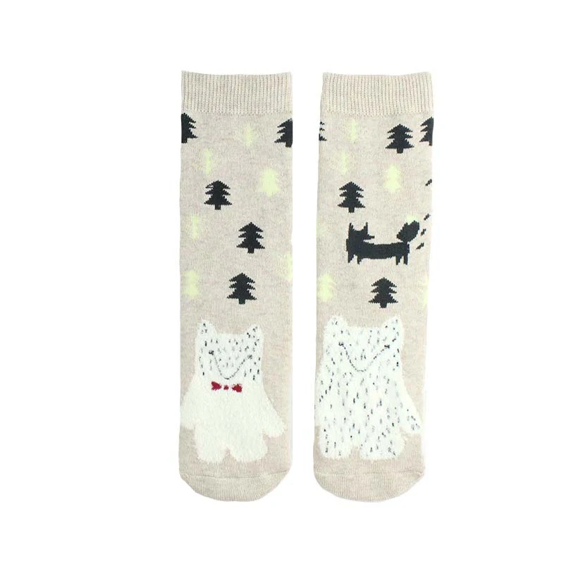 Cartoon Straight Terry Women's Socks Thickened And Warm — photo 3