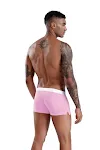 Men's low waist boxer swim trunks for a comfortable and stylish fit. Perfect for swimming, lounging, and enjoying the be — photo 3