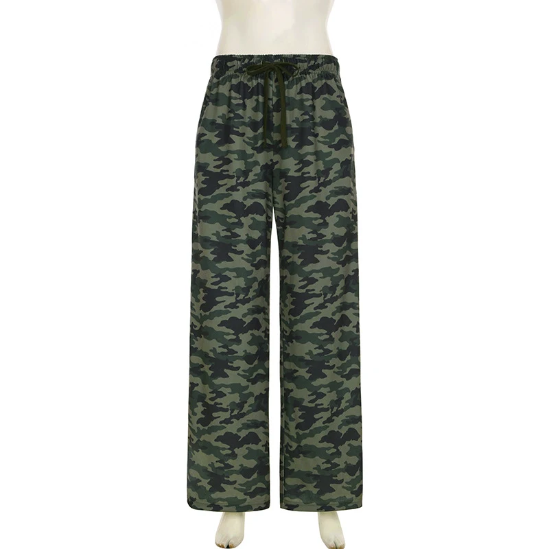 Title 6, American High Street Casual Loose Camouflage Sw...