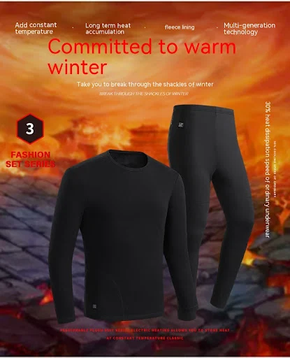 Title 2, Winter Thermal Electric Heating Suit Smart Heat...
