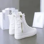 Canvas boots with high tops and platforms provide all-day comfort and bold style. Step out confidently in these versatil — photo 4