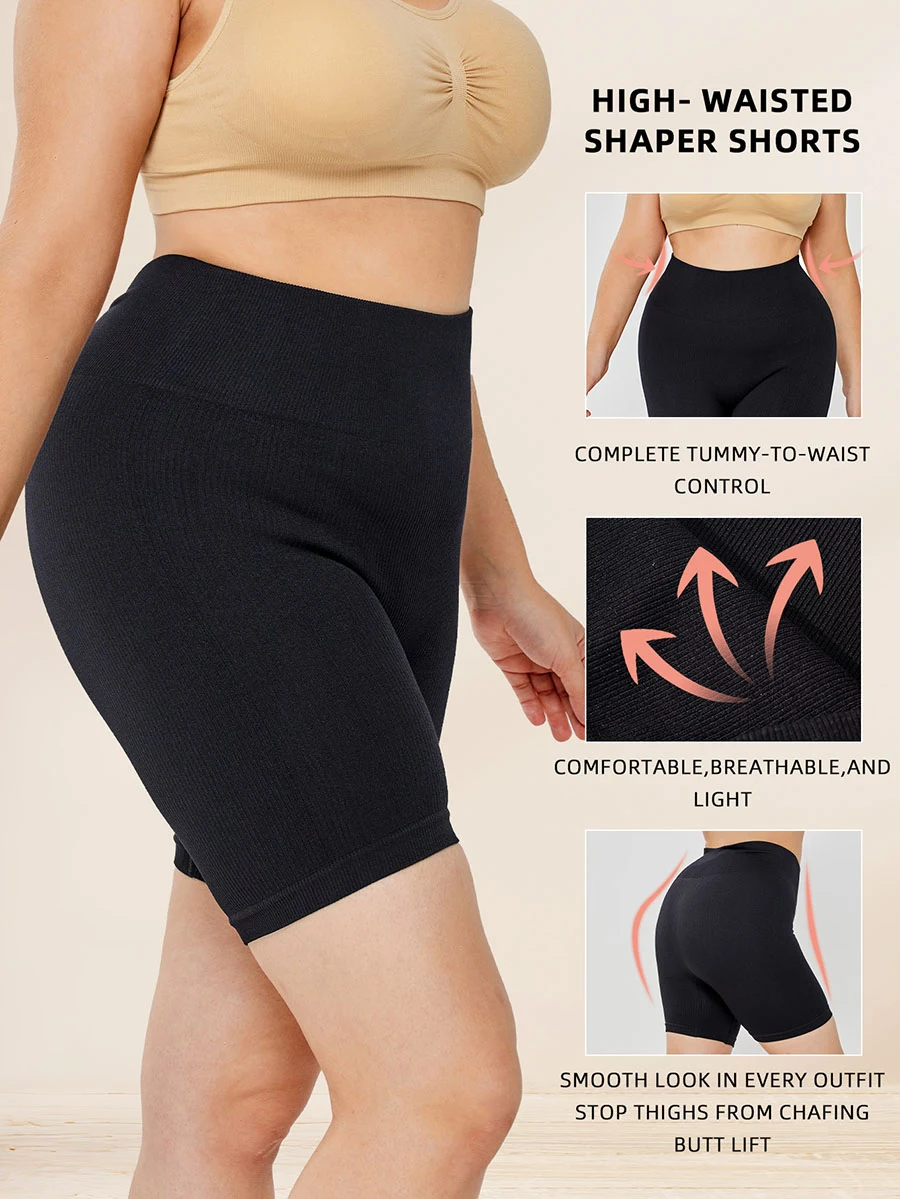 Yüksek Bel Vücut Şekillendirici Uyluk İnceltici Popo Kaldırıcı Kadın Shapewear Karın Kontrolü ve Vücut Şekillendirme — Fotoğraf 8