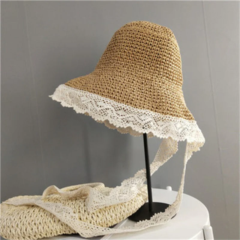 Women's Summer Lace Lace Beach Hat Small Seaside — photo 5