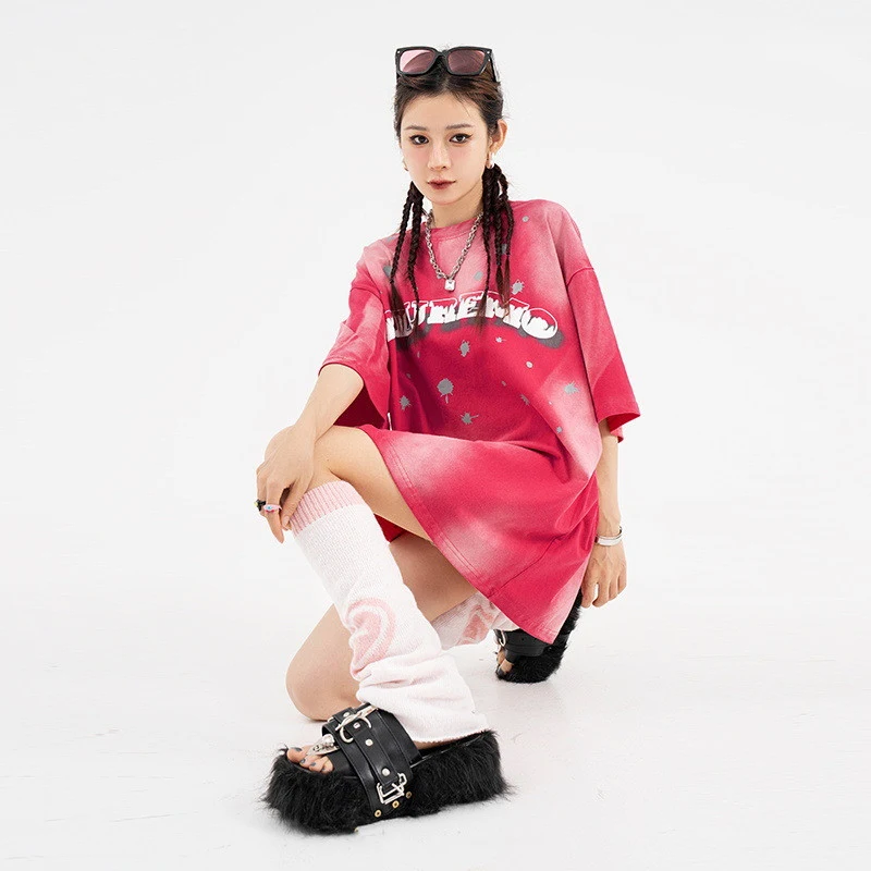 Puff Print Washed High Street Retro Short Sleeve T-shirt, offering a comfortable and stylish look, ideal for everyday we — photo 6