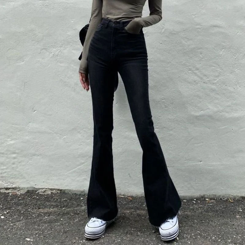 Title 2, High Waist Thin Legs Long Legs All Match Moppin...