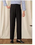 Pantalon de costume droit décontracté pour homme, taille haute. Élégance et confort pour le travail ou les sorties. Un style intemporel et polyvalent. — photo 6