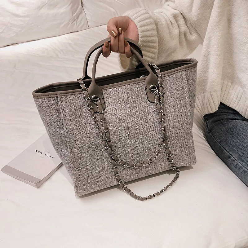 Title 4, Simple canvas handbag for everyday use, lightwe...