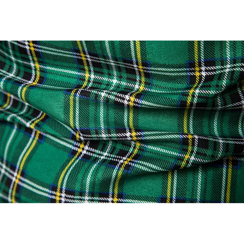 Title 6, Camicia casual a quadri taglie forti manica lun...