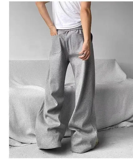 Title 2, Thin Draping Wide-leg Trousers for a flowing, c...