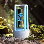 Creatieve 2-in-1 audio acryl kristallen lamp en Bluetooth speaker, Valentijnscadeau, aanraak nachtlamp. Sfeervol en romantisch. — foto 20