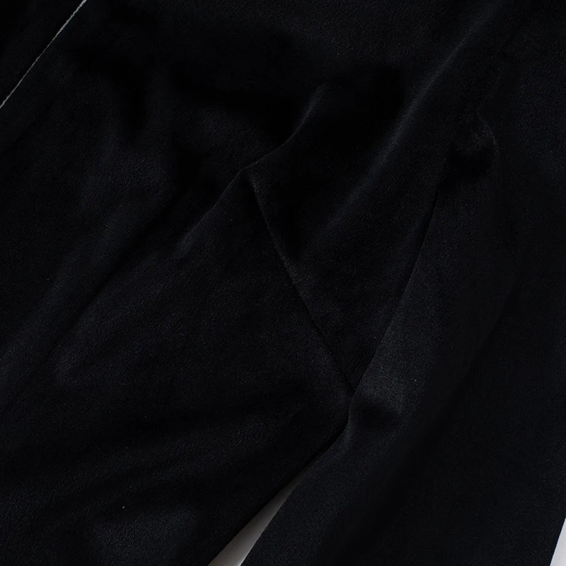 Title 18, Contrast Color Lapels Long Sleeve Zipper Dress ...