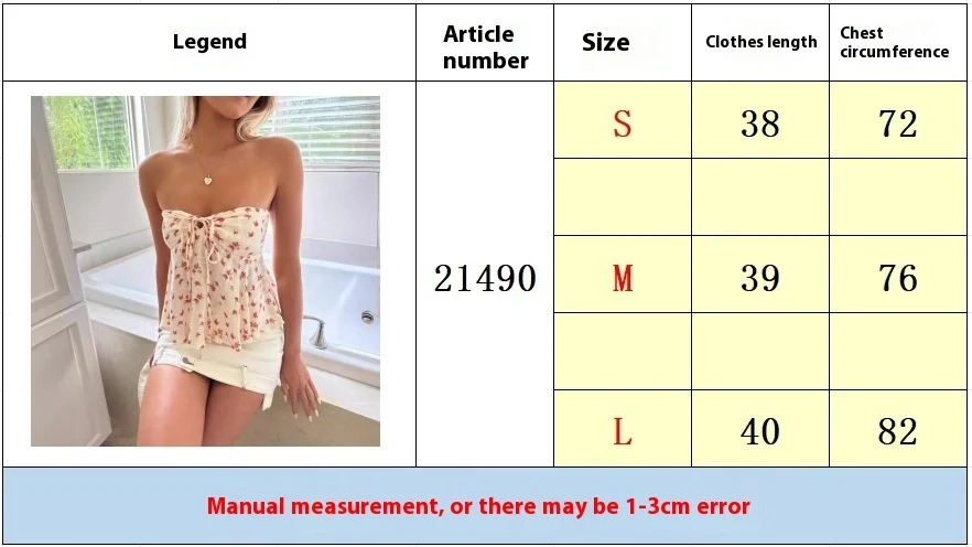 Temperament Printed Vest Lace-up Top perfect for creating stylish outfits. Easy to pair with skirts or pants for a chic, — photo 3