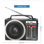 Rádio Banda Completa FM AM Onda Média Transmissão FM Iluminação LED Portátil Música e notícias onde você estiver — foto 5