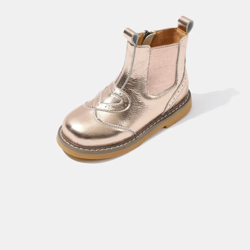 Botas individuais de outono para crianças médias e grandes, perfeitas para aquecer e proteger os pezinhos durante a estação. — foto 1