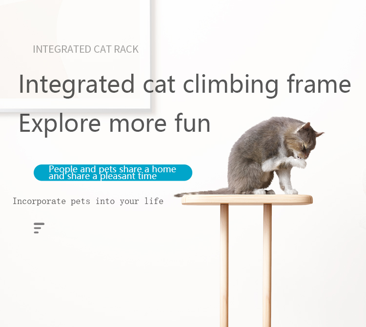 Title 1, Cat Climbing Frame Closed Type Cat Bed Tree Tow...