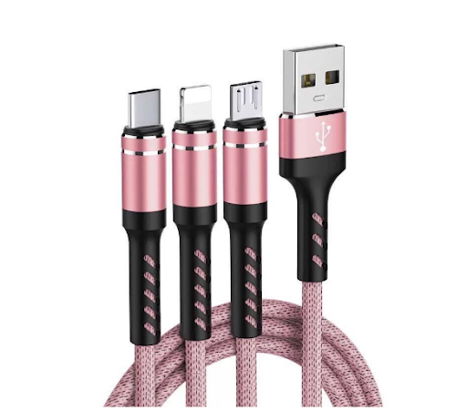 Title 5, Câble Tressé pour Téléphone Portable avec Charg...