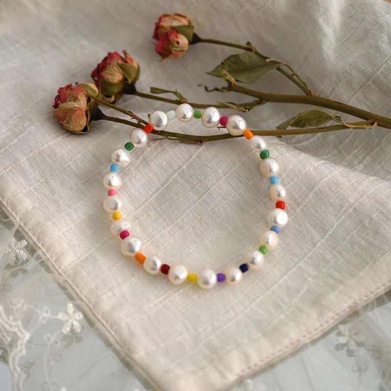 Title 1, Pulseira Feminina Temperamental com Contas de P...