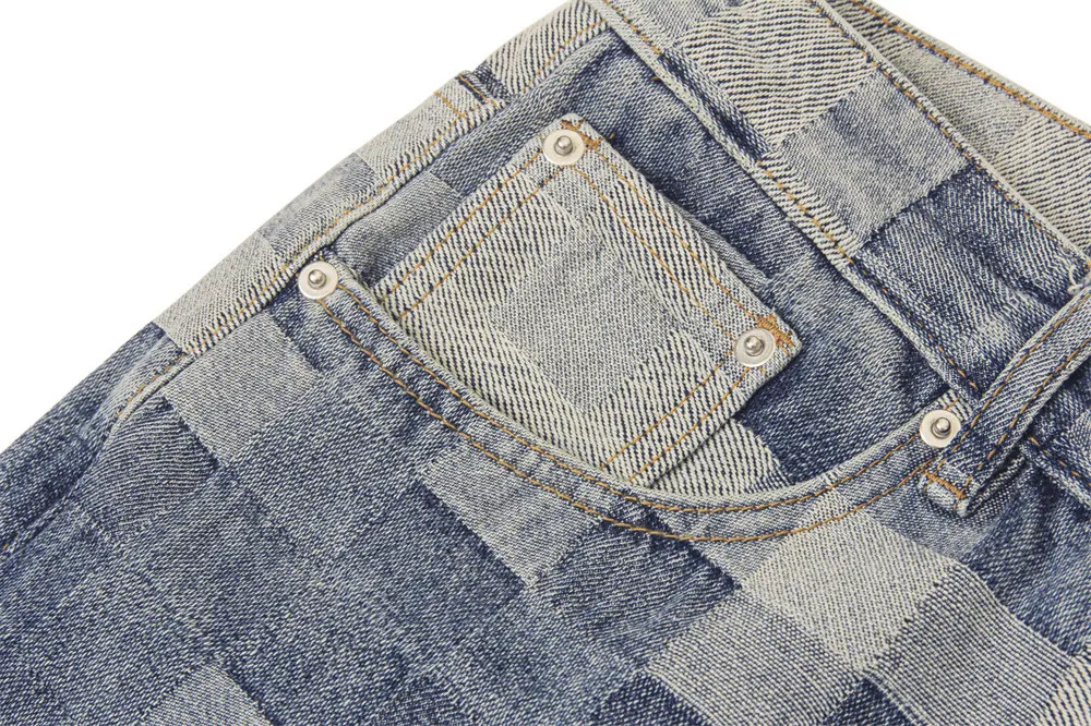 Title 5, Mens Loose Distressed Straight-leg Trousers. R...