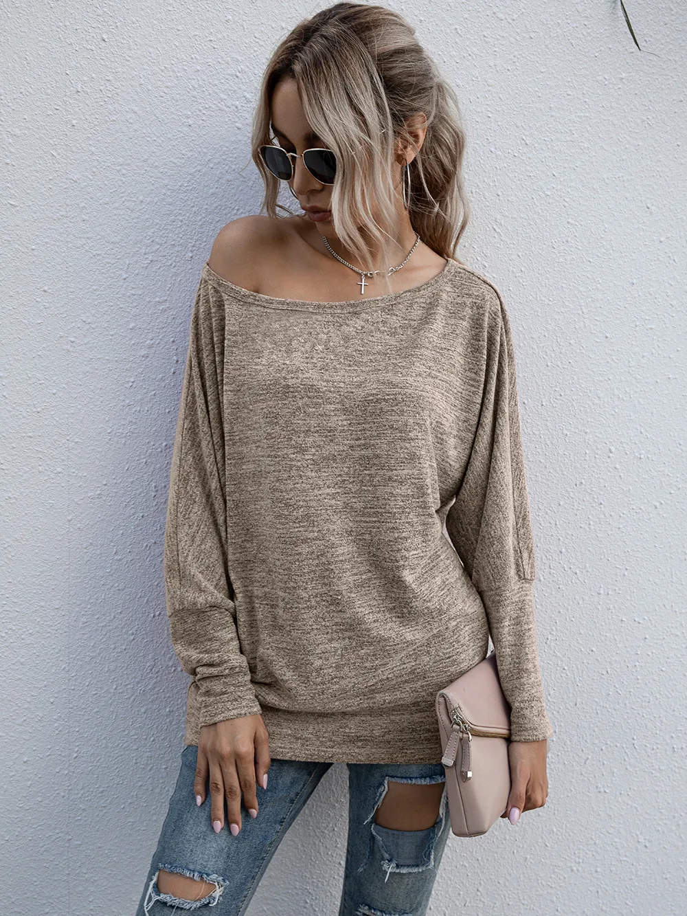 Title 12, Womens Long Sleeve Bottoming T-shirt Casual Kn...