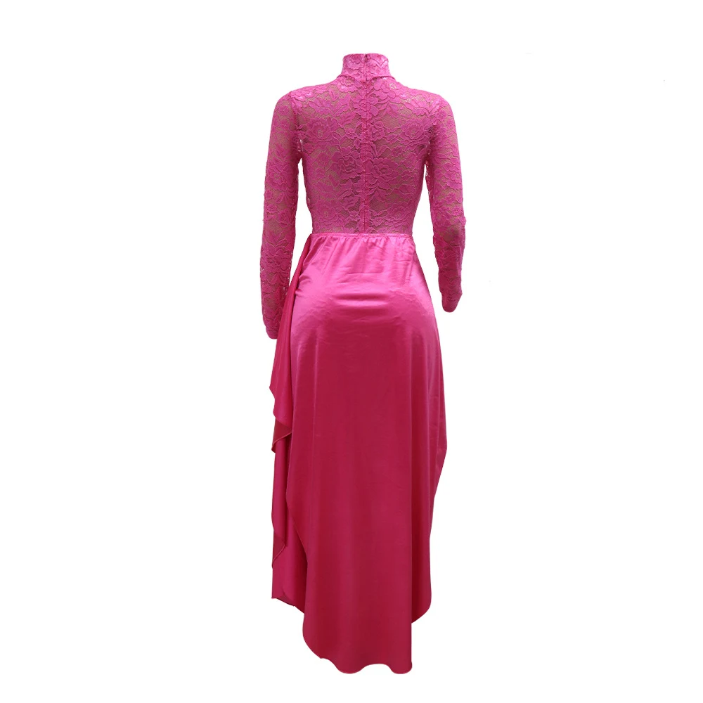 Title 8, Body da donna slim fit a maniche lunghe con lac...