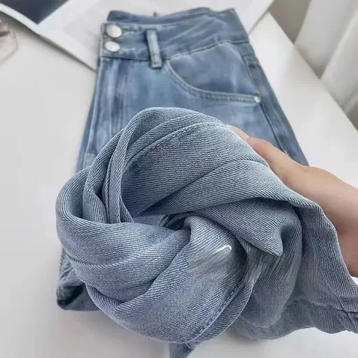 Title 5, Pantalones rectos finos de cintura alta caídos ...