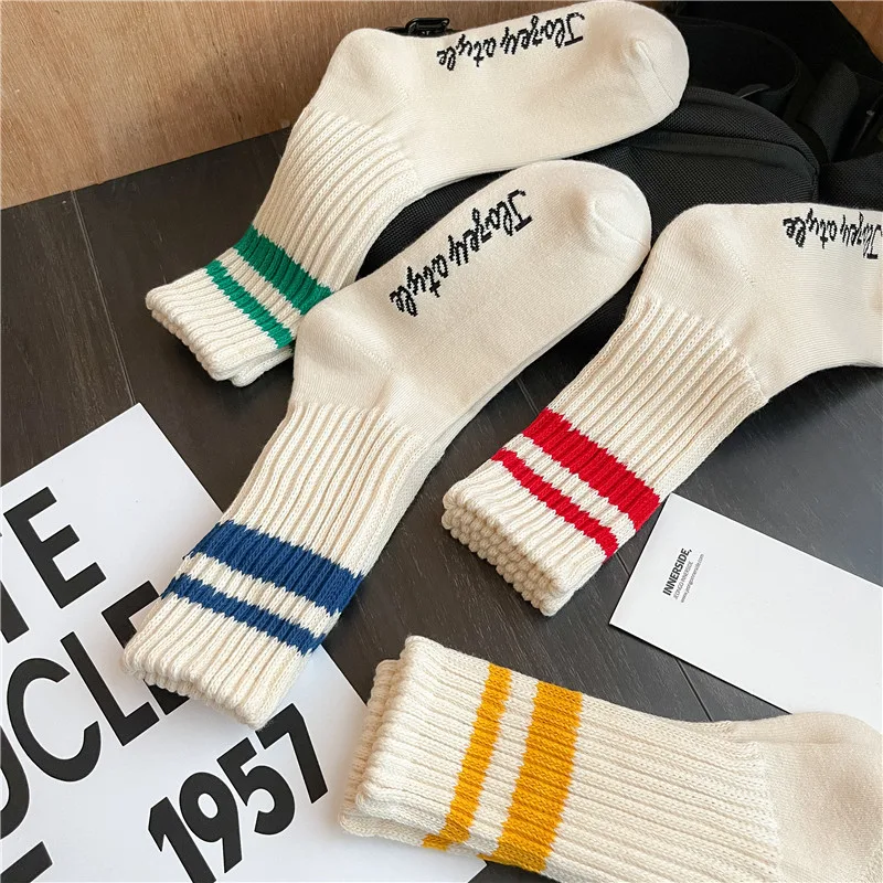 Title 5, Thickened Two-bar Terry Mens Socks, Thick Thre...