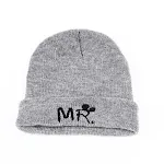 Gorro de malha com bordado tridimensional estilo Hip Hop, lã, ideal para um visual urbano e moderno, mantendo você aquecido no inverno. — foto 3