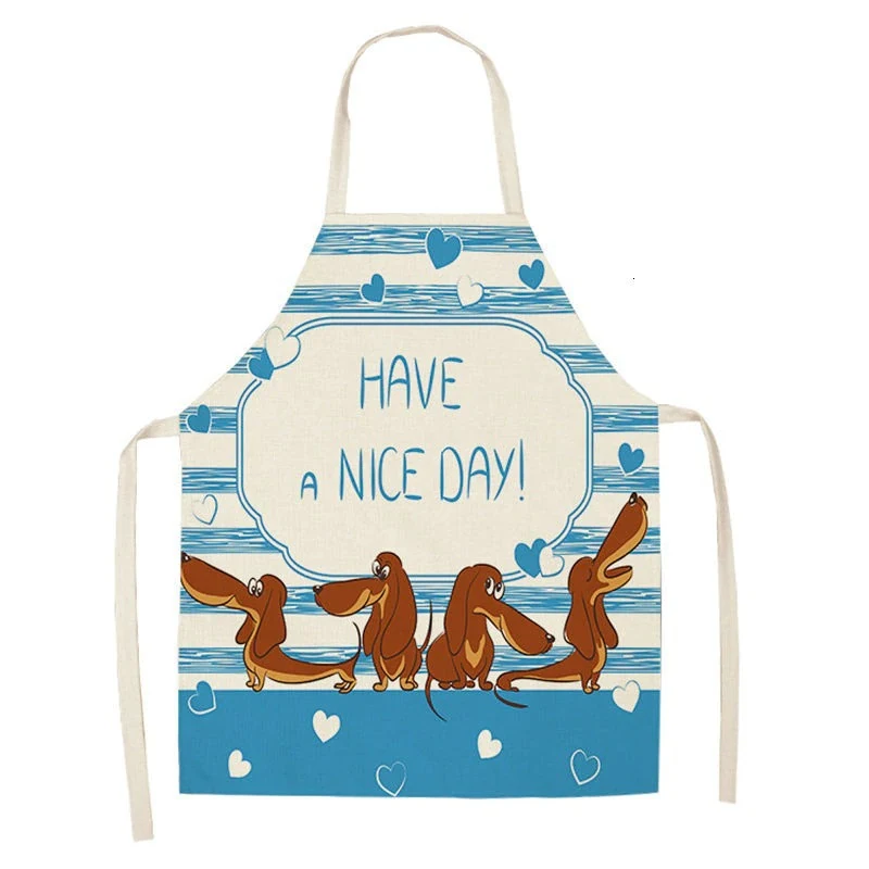 Adult and children's cotton and linen apron. Breathable, comfortable and durable, perfect for cooking and baking togethe — photo 4