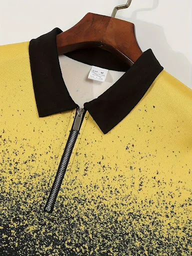 Title 10, Mens Printed Broken Point Polo Shirt, offering...