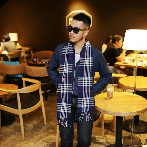 Title 3, Mens Scarf Super Authentic British Check Warm ...