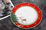 Christmas 10.5inch red rim pl