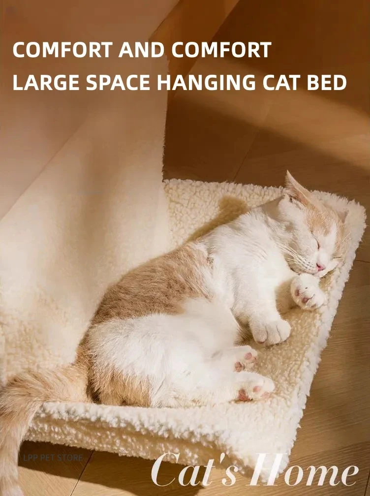 Title 10, Hanging Cat Bed Removable Cat Hammock Pet Beds ...