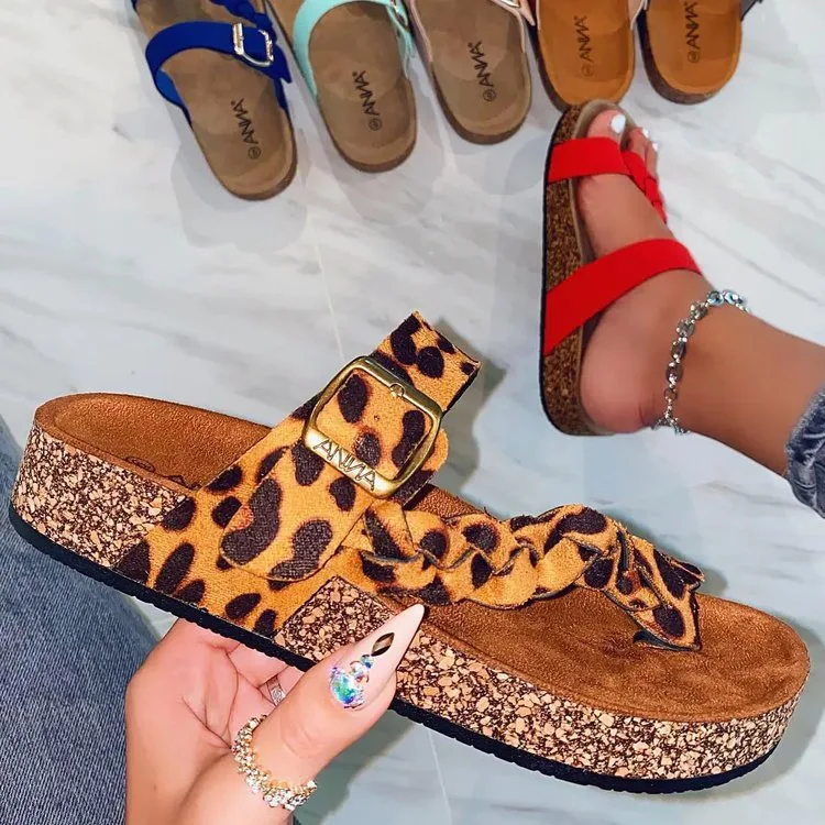 Women's Cork Flip Flops Summer Fashion Sandals. Comfortable, stylish and perfect for warm weather. Enjoy the summer with — photo 1