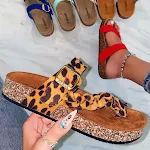 Women's Cork Flip Flops Summer Fashion Sandals. Comfortable, stylish and perfect for warm weather. Enjoy the summer with — photo 1